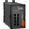 Unmanaged 8-port Industrial 10/100/1000 Base-T Ethernet Switch with metal case, +12 VDC ~ +48 VDCICP DAS
